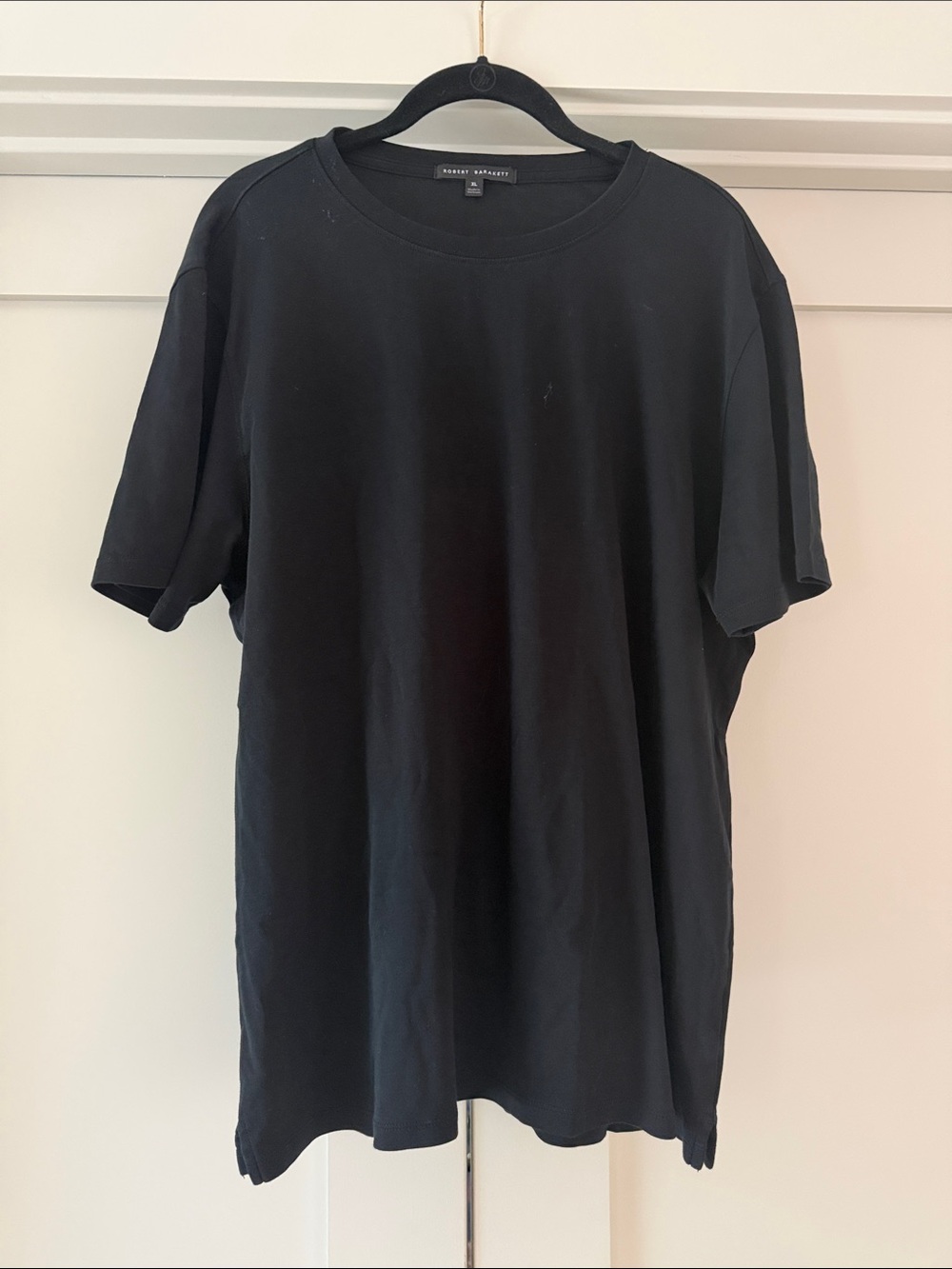 Robert Barakett Black Short Sleeve Crew Neck Tee
